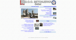 Desktop Screenshot of betonjerka-cacak.co.rs