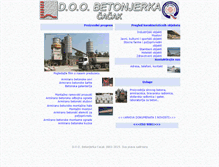 Tablet Screenshot of betonjerka-cacak.co.rs